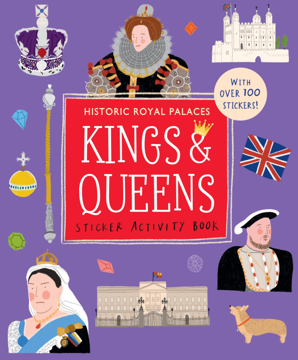 Книга Kings and Queens Sticker Activity Book 