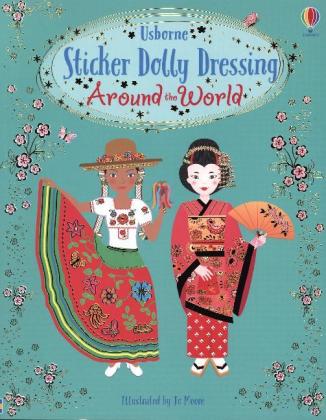 Kniha Sticker Dolly Dressing Around the World EMILY BONE