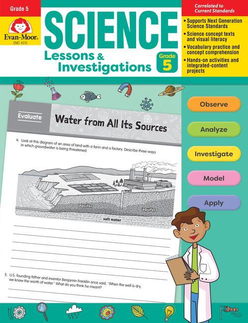 Kniha Science Lessons and Investigations, Grade 5 Teacher Resource 