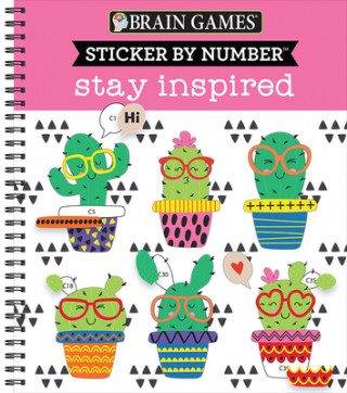 Carte Sticker by Number Stay Inspired 