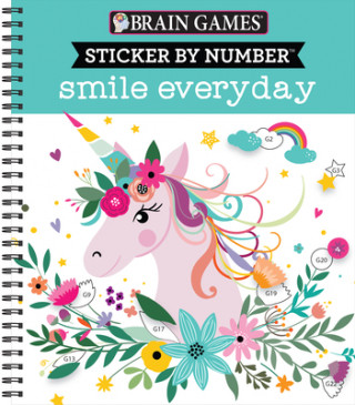 Carte Brain Games - Sticker by Number: Smile Every Day 