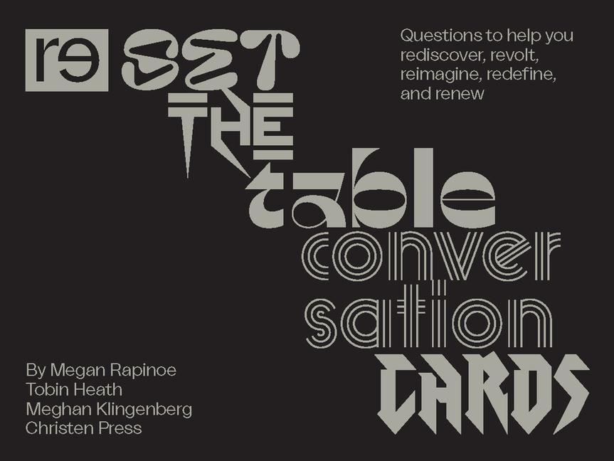Printed items Reset the Table Conversation Cards: Questions to Help You Rediscover, Revolt, Reimagine, Redefine, and Renew Megan Rapinoe