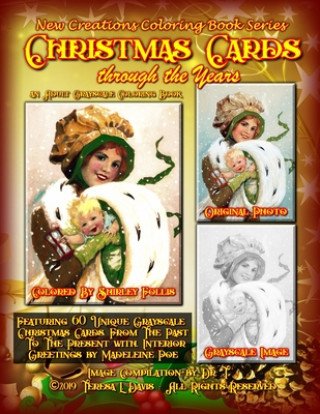 Livre New Creations Coloring Book Series: Christmas Cards Through The Years Brad Davis