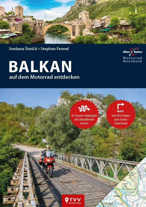 Kniha Motorrad Reiseführer Balkan Snezana Simicic