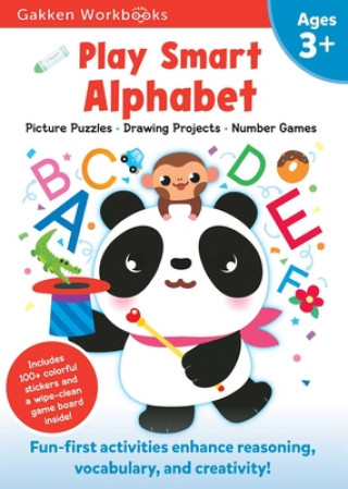 Kniha Play Smart Alphabet Age 3+: Preschool Activity Workbook with Stickers for Toddlers Ages 3, 4, 5: Learn Letter Recognition: Alphabet, Letters, Trac 