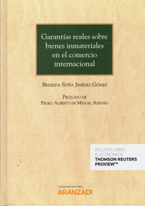 Kniha GARANTÍAS REALES SOBRE BIENES INMATERIALES EN EL COMERCIO INTERNACIONAL BRISEIDA JIMENEZ