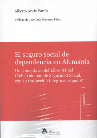 Knjiga EL SEGURO SOCIAL DE DEPENDENCIA EN ALEMANIA ALBERTO ARUFE VARELA