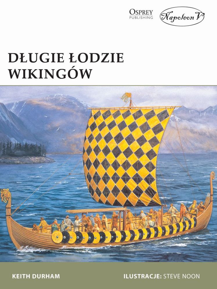 Könyv Długie łodzie wikingów Keith Durham
