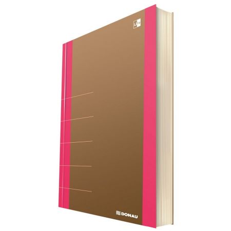 Kniha Notatnik Donau Life Organizer 80 kartek Neon różowy 