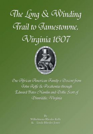 Carte Long & Winding Trail to Jamestowne, Virginia 1607 
