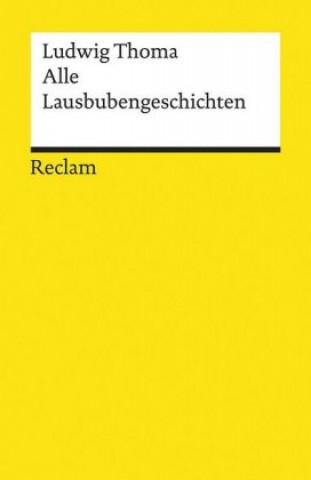 Kniha Alle Lausbubengeschichten 