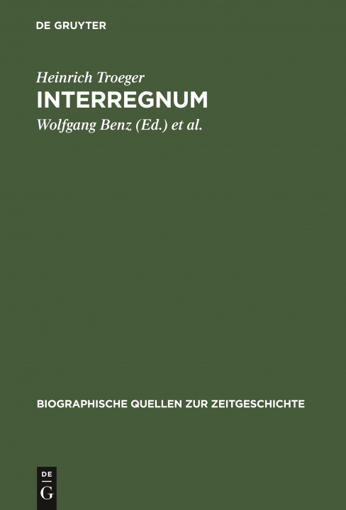 Kniha Interregnum Heinrich Troeger