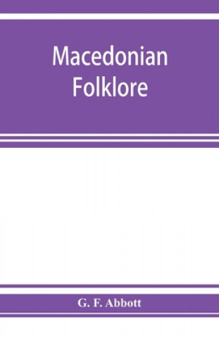 Książka Macedonian folklore G. F. Abbott