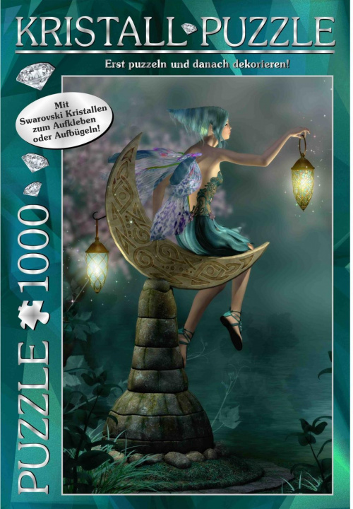 Joc / Jucărie M.I.C. Swarovski Kristall Puzzle Motiv: Dream Fairy. 1000 Teile Puzzle 