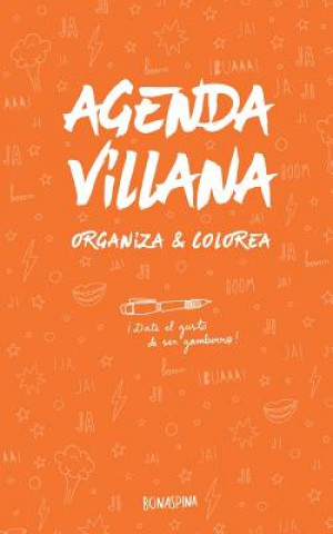 Buch Agenda Villana: Organiza y Colorea Luis Carneiro