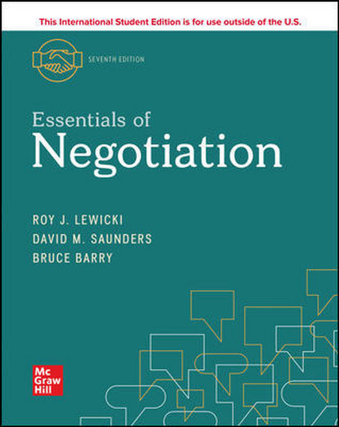 Könyv ISE Essentials of Negotiation LEWICKI