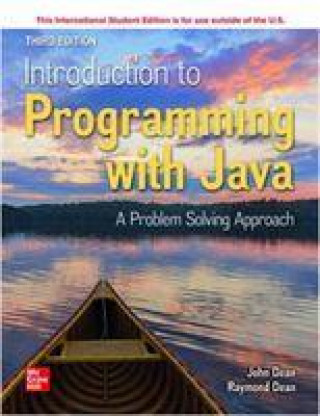 Book ISE Introduction to Programming with Java: A Problem Solving Approach DEAN