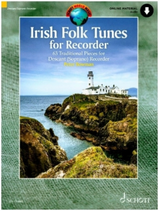 Carte IRISH FOLK TUNES FOR DESCANT RECORDER PETER BOWMAN