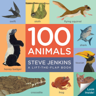 Book 100 Animals Board Book: Lift-the-Flap 