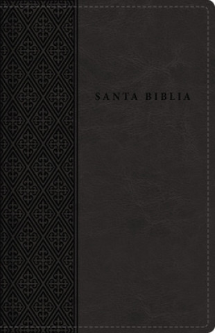 Könyv Rvr60 Santa Biblia, Letra Grande, Tama?o Compacto, Leathersoft, Negro, Edición Letra Roja, Con Índice Y Cierre 