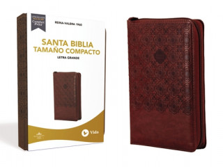 Könyv Rvr60 Santa Biblia, Letra Grande, Tama?o Compacto, Leathersoft, Café, Edición Letra Roja, Con Cierre 