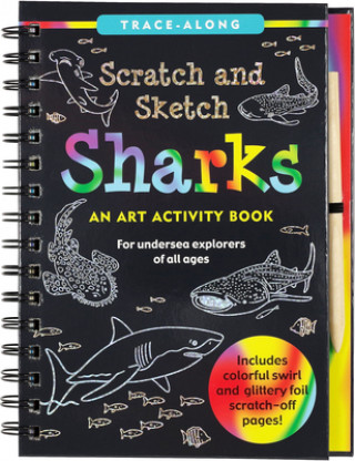 Könyv Scratch & Sketch(tm) Sharks (Trace Along) 