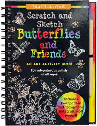 Carte Scratch & Sketch(tm) Butterflies & Friends (Trace Along) 