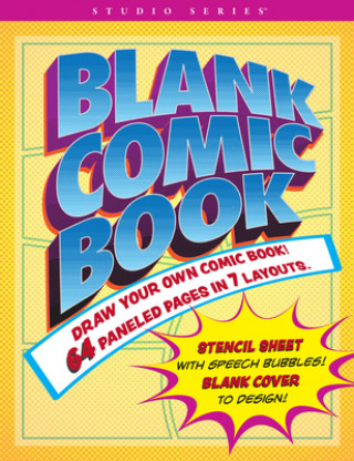Kniha Blank Comic Book (Stencil Included) 
