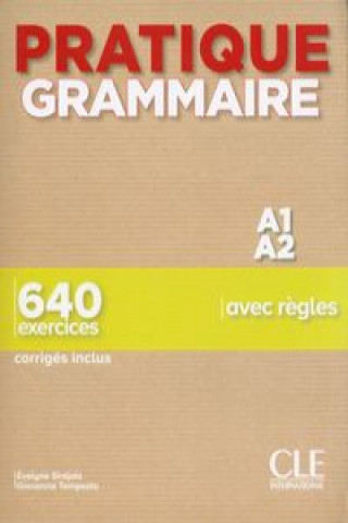 Carte Pratique Grammaire - Niveau A1-A2 - Livre + Corrigés Siréjols Evelyne