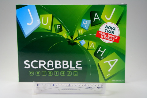 Hra/Hračka Scrabble originál CZ - rodinná hra 