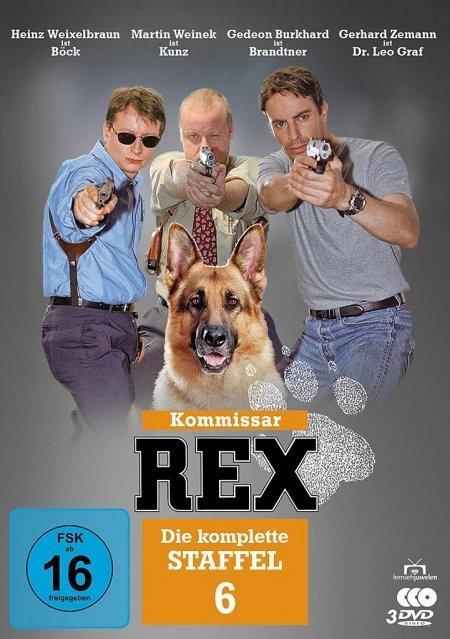 Videoclip Kommissar Rex - Die komplette 6. Staffel (3 DVDs) 