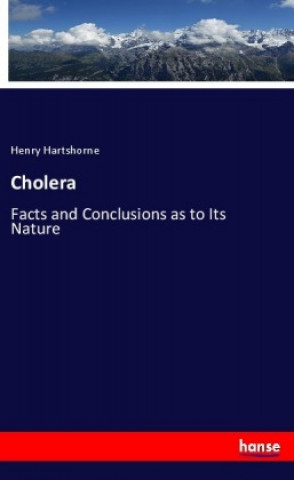 Libro Cholera Henry Hartshorne