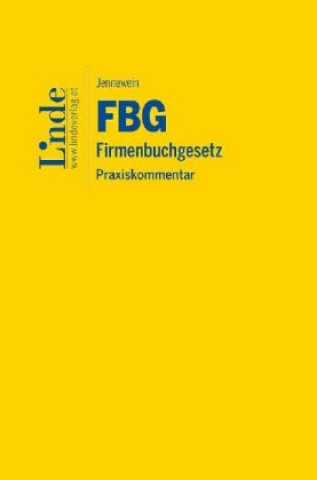 Kniha FBG Firmenbuchgesetz Klaus Jennewein