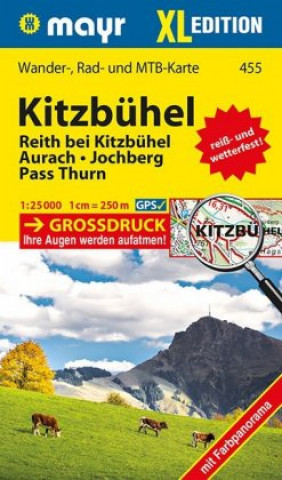 Materiale tipărite Mayr Wanderkarte Kitzbühel XL 1:25.000 