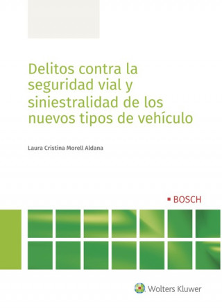 Kniha Delitos contra la seguridad vial y siniestralidad de los nuevos tipos de vehícul LAURA CRISTINA MORELL ALDANA