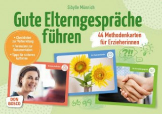 Hra/Hračka Gute Elterngespräche führen - 44 Methodenkarten für Erzieherinnen, m. 1 Beilage Sibylle Münnich
