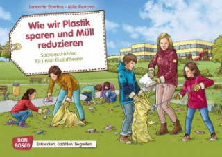 Játék Wie wir Plastik sparen und Müll reduzieren. Kamishibai Bildkartenset Jeanette Boetius