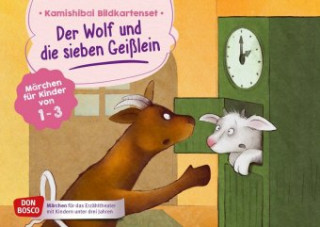 Játék Der Wolf und die sieben Geißlein. Kamishibai Bildkartenset Jacob Grimm