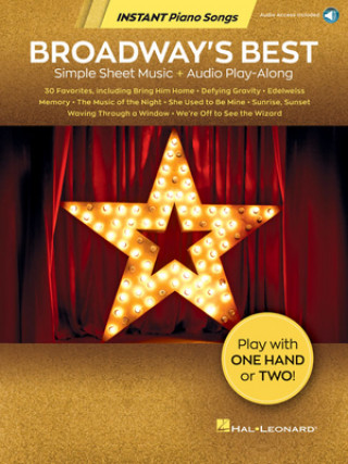 Libro Broadway's Best: Simple Sheet Music + Audio Play-Along 