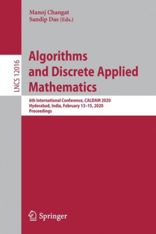 Kniha Algorithms and Discrete Applied Mathematics Manoj Changat