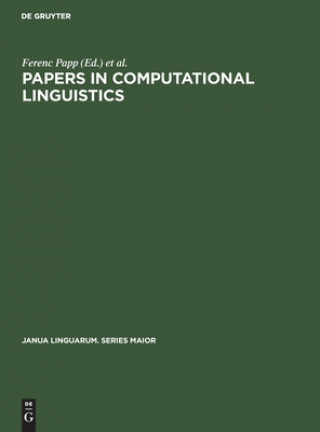 Knjiga Papers in Computational Linguistics György Szépe