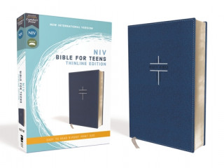 Könyv Niv, Bible for Teens, Thinline Edition, Leathersoft, Blue, Red Letter Edition, Comfort Print 