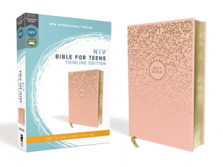 Knjiga Niv, Bible for Teens, Thinline Edition, Leathersoft, Pink, Red Letter Edition, Comfort Print 