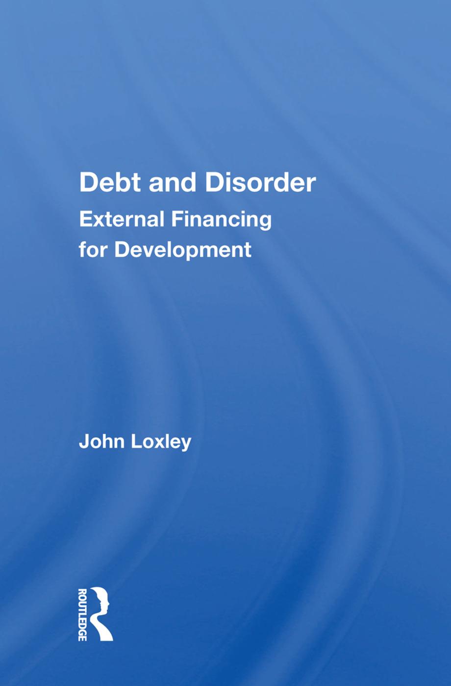 Buch Debt and Disorder JOHN LOXLEY