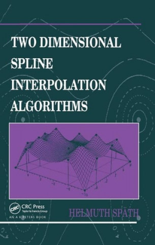 Kniha Two Dimensional Spline Interpolation Algorithms Helmuth Spath