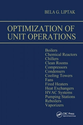 Książka Optimization of Unit Operations Bela G. Liptak