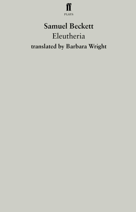 Книга Eleutheria Samuel Beckett