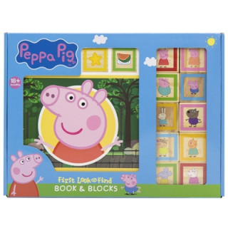 Kniha Peppa Pig: First Look and Find Book & Blocks [With Wooden Blocks] Editors of Phoenix International Publica