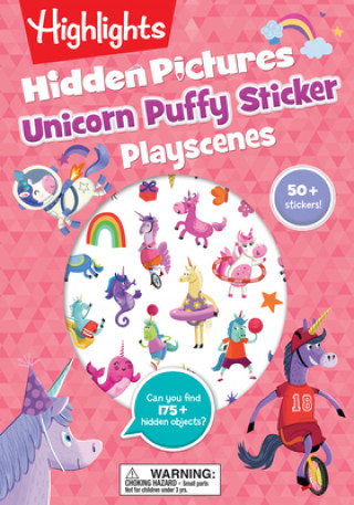 Könyv Unicorn Puffy Sticker Playscenes 
