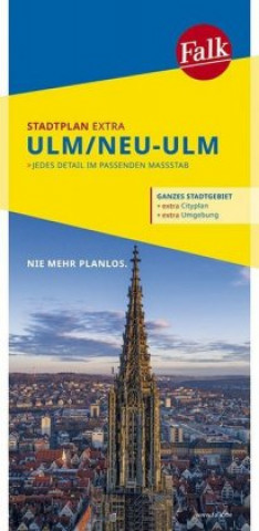 Nyomtatványok Falk Stadtplan Extra Ulm, Neu-Ulm 1:20 000 